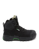 Womens WB-2W Nitrolite Mid Cut Work Boot - Black/Sage