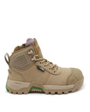 Womens WB-2W Nitrolite Mid Cut Work Boot - Clay/Mauve