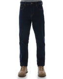 WD-4 Coolmax Stretch Denim Straight Fit Jeans - Dark Blue