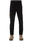 WD-4 Coolmax Stretch Denim Straight Fit Jeans - Black