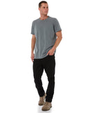 WD-4 Coolmax Stretch Denim Straight Fit Jeans - Black