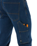 WD-4 Coolmax Stretch Denim Straight Fit Jeans - Mid Blue