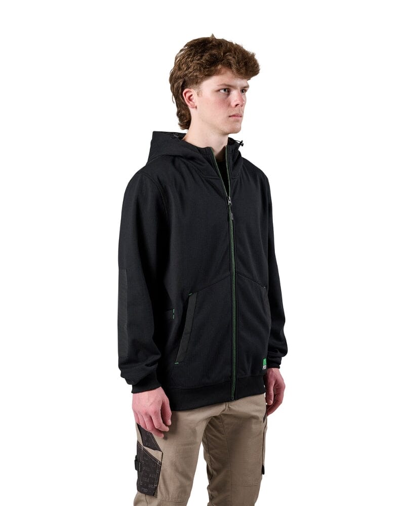 WF-3 Zip Thru Hoodie - Black
