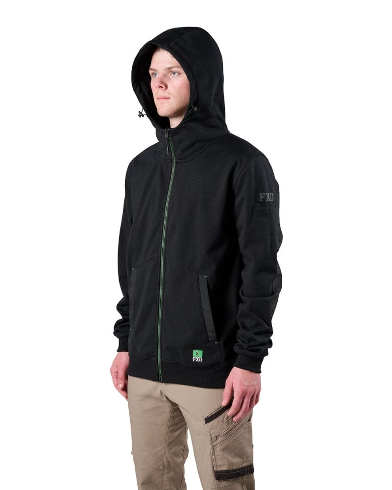 WF-3 Zip Thru Hoodie - Black