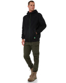 WF-3 Zip Thru Hoodie - Black