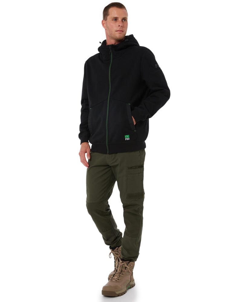 WF-3 Zip Thru Hoodie - Black