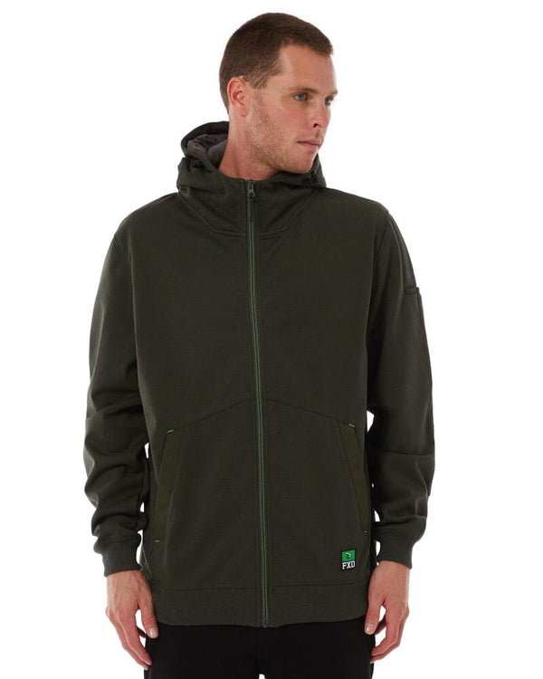 WF-3 Zip Thru Hoodie - Green