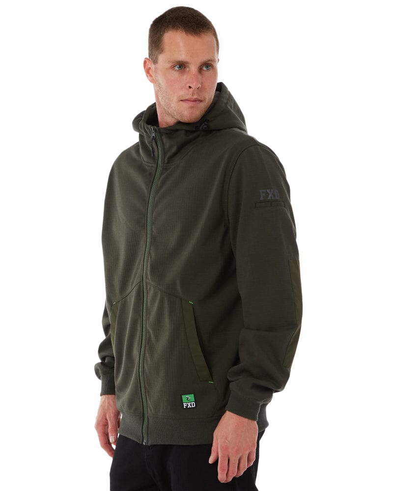 WF-3 Zip Thru Hoodie - Green
