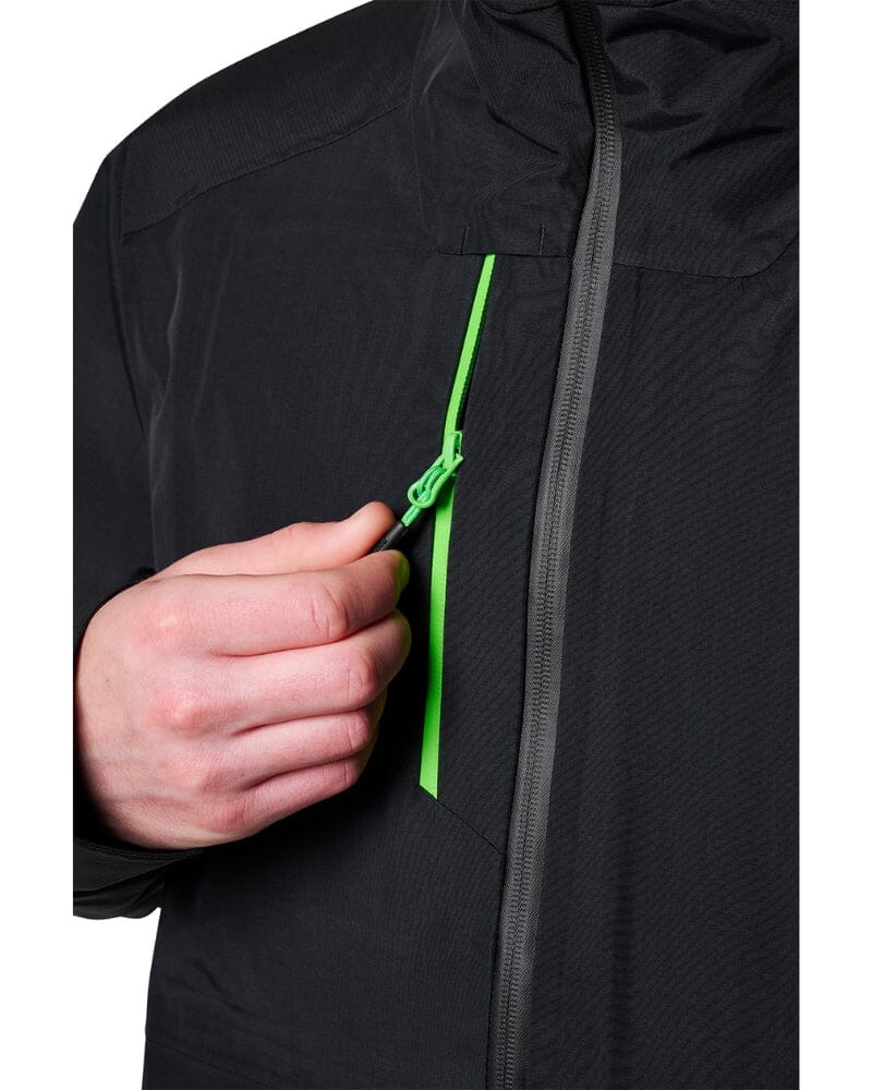 WO-2 Three Layer Waterproof Jacket - Black