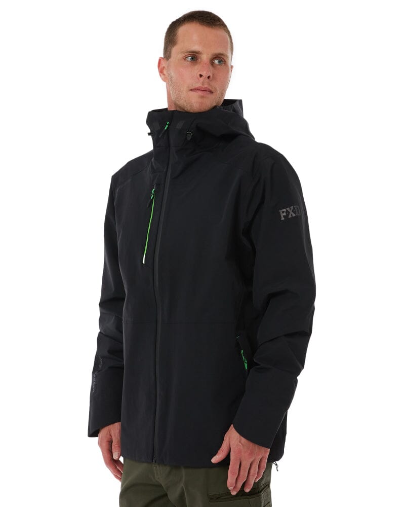WO-2 Three Layer Waterproof Jacket - Black