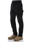 WP-12 Elastic Waist Stretch Ripstop Work Pant - Black