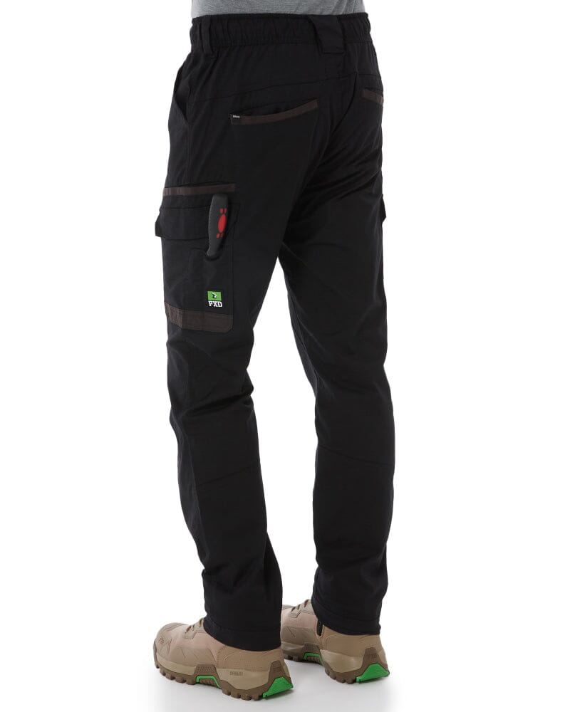 WP-12 Elastic Waist Stretch Ripstop Work Pant - Black