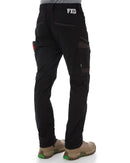 WP-12 Elastic Waist Stretch Ripstop Work Pant - Black