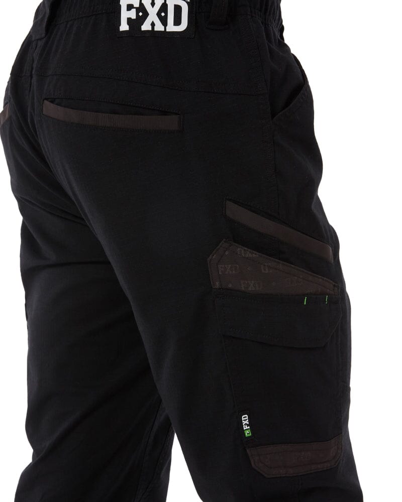 WP-12 Elastic Waist Stretch Ripstop Work Pant - Black