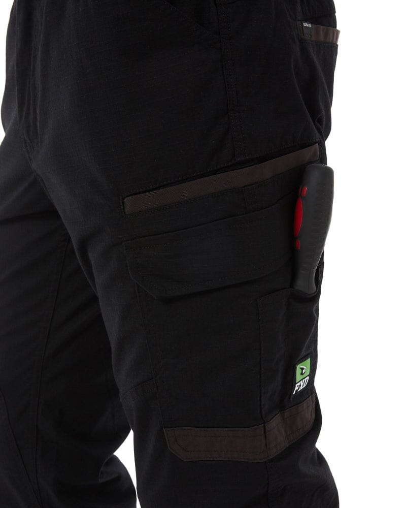 WP-12 Elastic Waist Stretch Ripstop Work Pant - Black