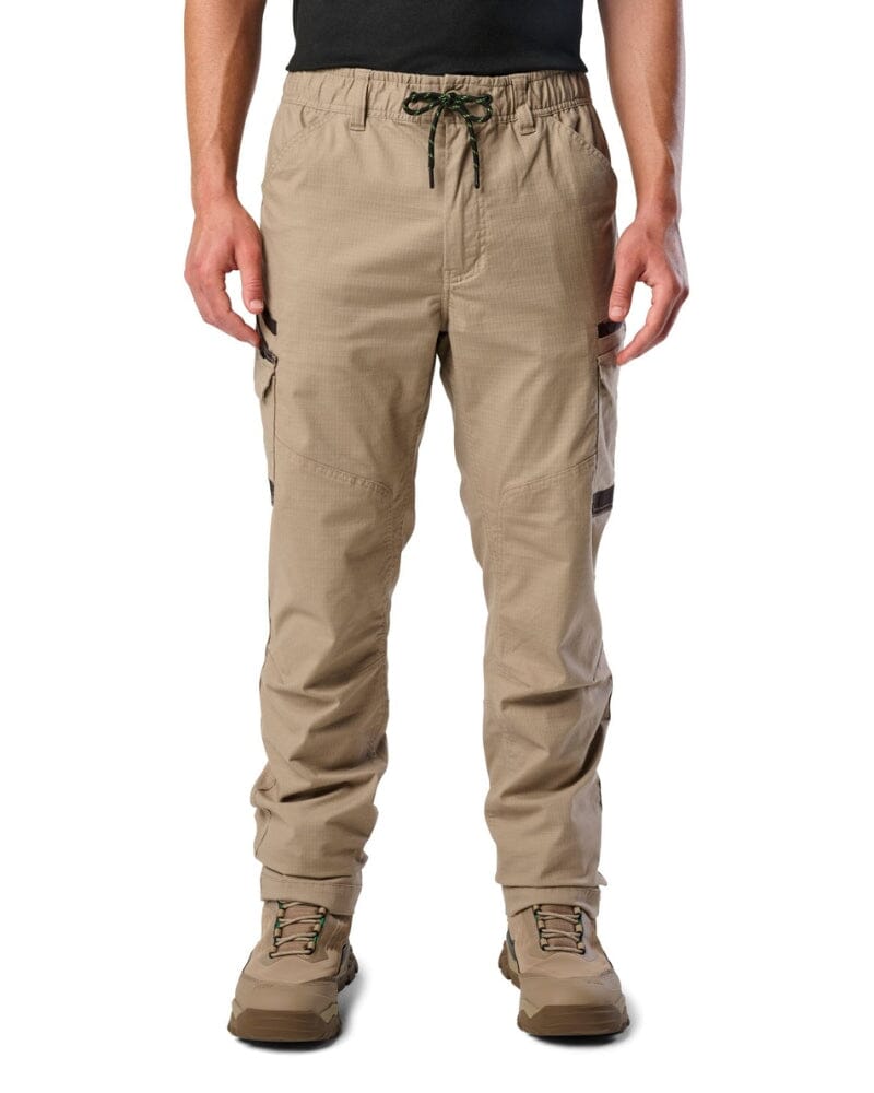 WP-12 Elastic Waist Stretch Ripstop Work Pant - Khaki