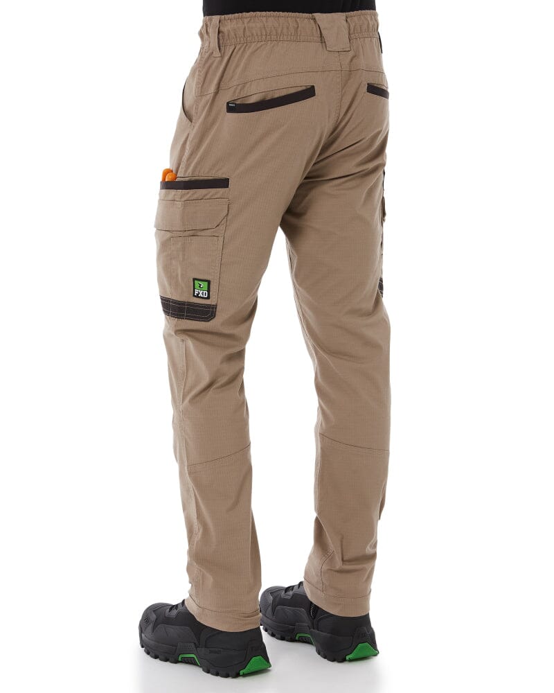 WP-12 Elastic Waist Stretch Ripstop Work Pant - Khaki