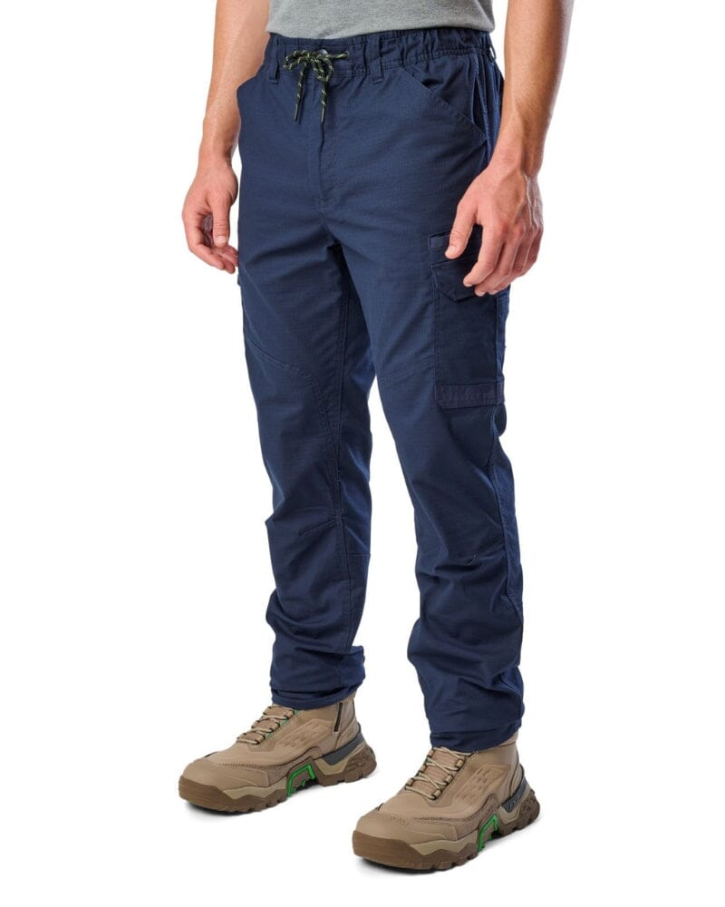 WP-12 Elastic Waist Stretch Ripstop Work Pant - Navy