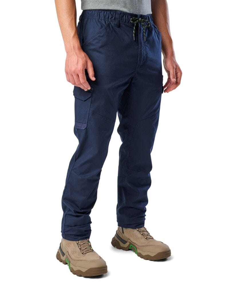 WP-12 Elastic Waist Stretch Ripstop Work Pant - Navy