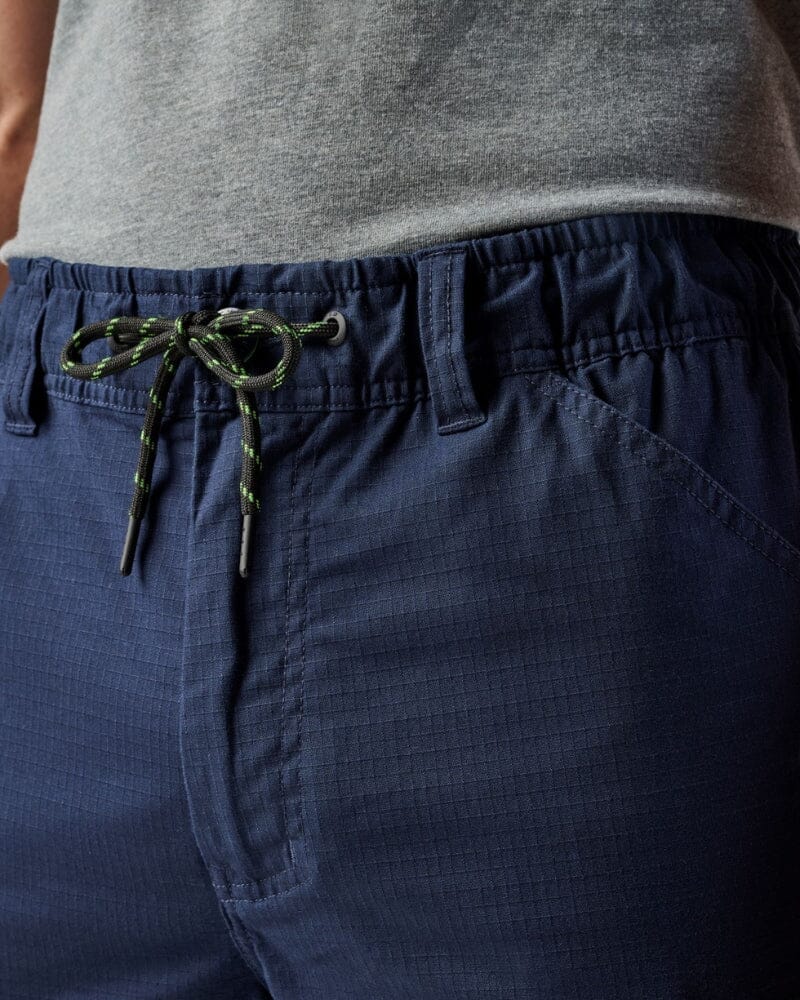 WP-12 Elastic Waist Stretch Ripstop Work Pant - Navy