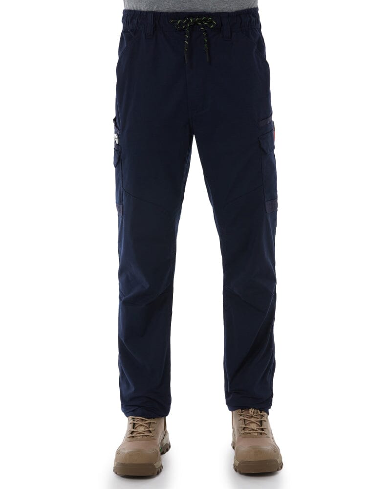 WP-12 Elastic Waist Stretch Ripstop Work Pant - Navy