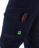 WP-12 Elastic Waist Stretch Ripstop Work Pant - Navy