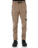 WP-12C Cuffed Elastic Waist Stretch Ripstop Work Pant - Khaki