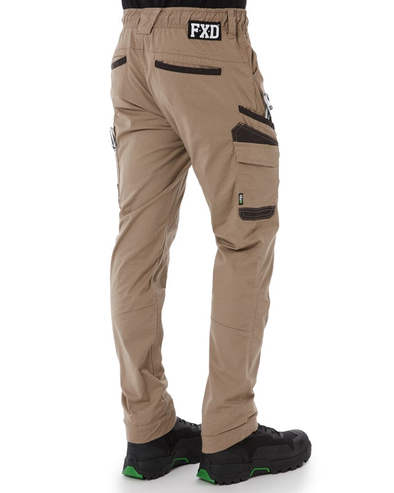 WP-12C Cuffed Elastic Waist Stretch Ripstop Work Pant - Khaki