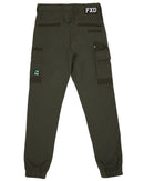Tradies WP-4 Stretch Cuffed Work Pants Value Pack - Green