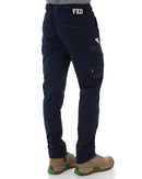 WP-12C Cuffed Elastic Waist Stretch Ripstop Work Pant - Navy