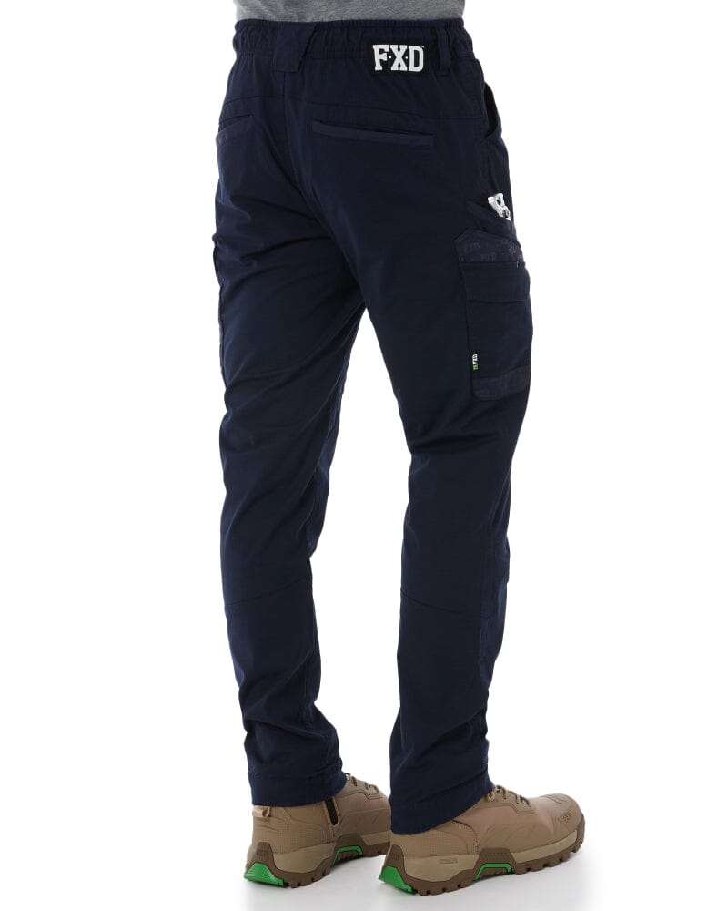 WP-12C Cuffed Elastic Waist Stretch Ripstop Work Pant - Navy