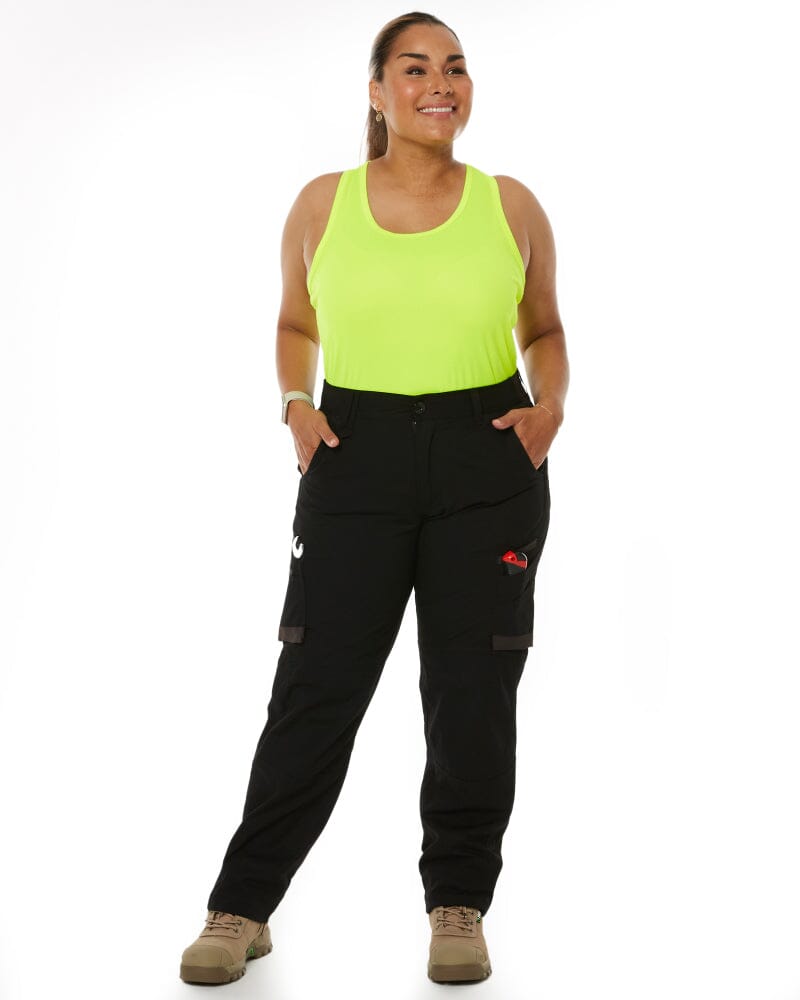 WP-7W Womens Stretch Ripstop Work Pant - Black
