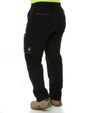 WP-7W Womens Stretch Ripstop Work Pant - Black