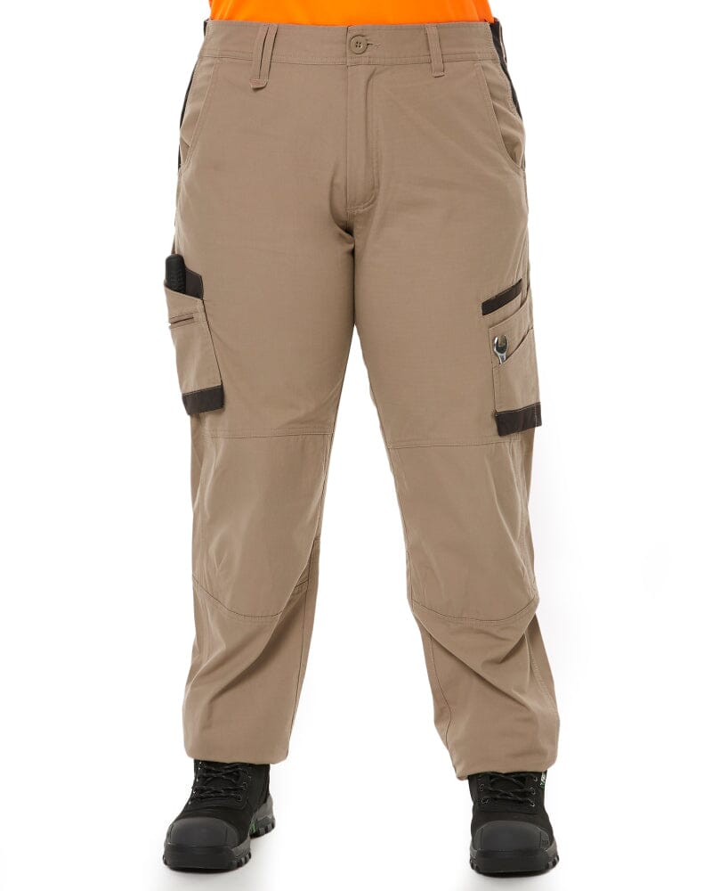 WP-7W Womens Stretch Ripstop Work Pant - Khaki