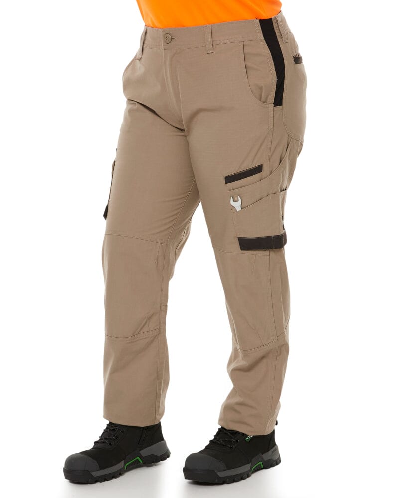 FXD WP-7W Womens Stretch Ripstop Work Pant - Khaki | Buy Online