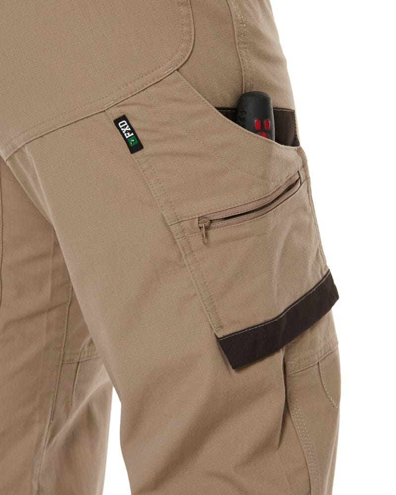 WP-7W Womens Stretch Ripstop Work Pant - Khaki