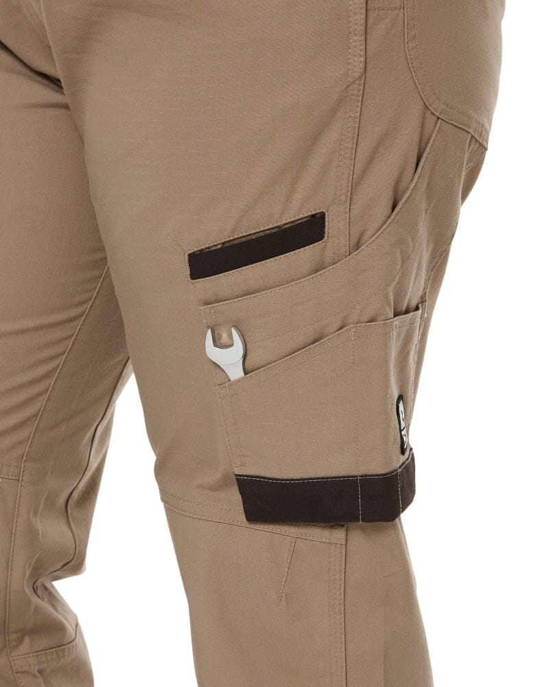 WP-7W Womens Stretch Ripstop Work Pant - Khaki