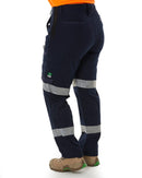 WP-7WT Womens Stretch Ripstop Taped Work Pant - Navy