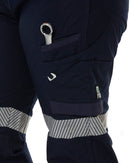 WP-7WT Womens Stretch Ripstop Taped Work Pant - Navy