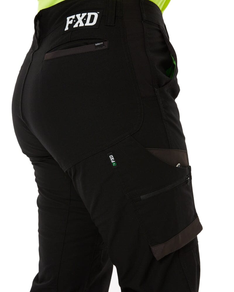 WP-8W Womens Cuffed Stretch Ripstop Work Pant - Black