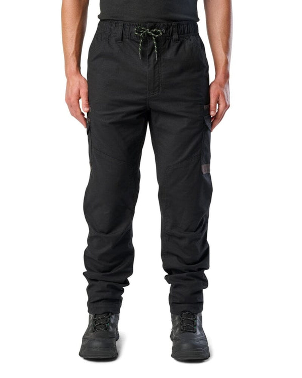WP-12 Elastic Waist Stretch Ripstop Work Pant - Black