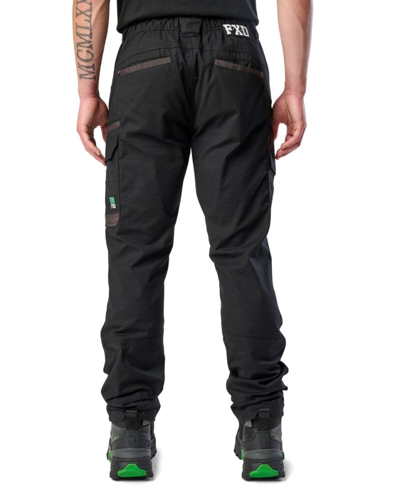 WP-12 Elastic Waist Stretch Ripstop Work Pant - Black