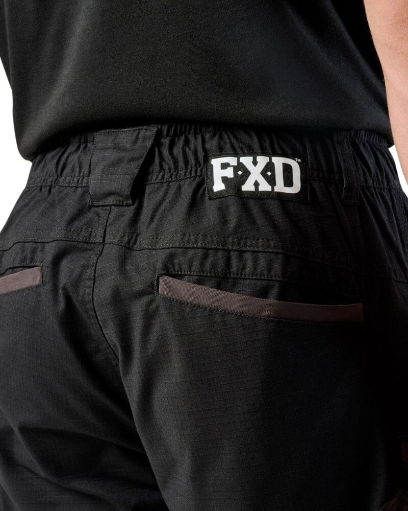 WP-12 Elastic Waist Stretch Ripstop Work Pant - Black