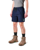 Tradies WS-7 Elastic Waist Stretch Utility Short 2 Value Pack - Navy/Navy