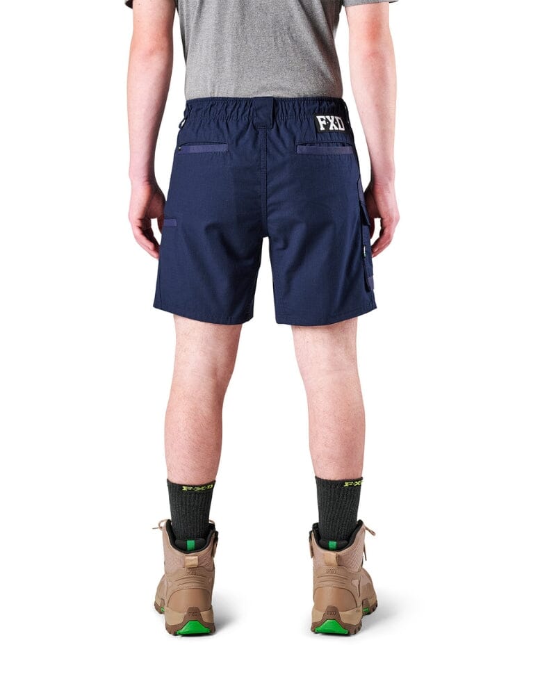 Tradies WS-7 Elastic Waist Stretch Utility Short 2 Value Pack - Navy/Navy