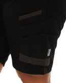 WS-5W Womens Stretch Ripstop Work Short - Black