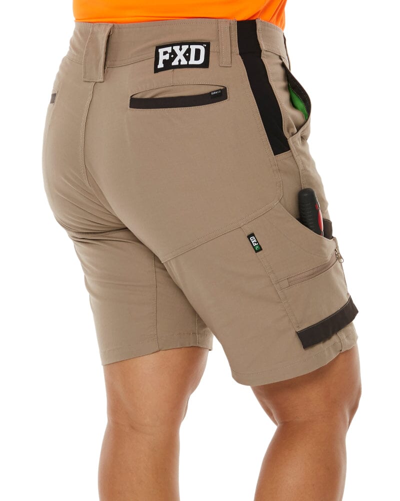 WS-5W Womens Stretch Ripstop Work Short - Khaki