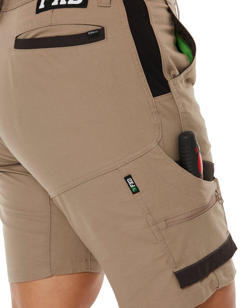 WS-5W Womens Stretch Ripstop Work Short - Khaki