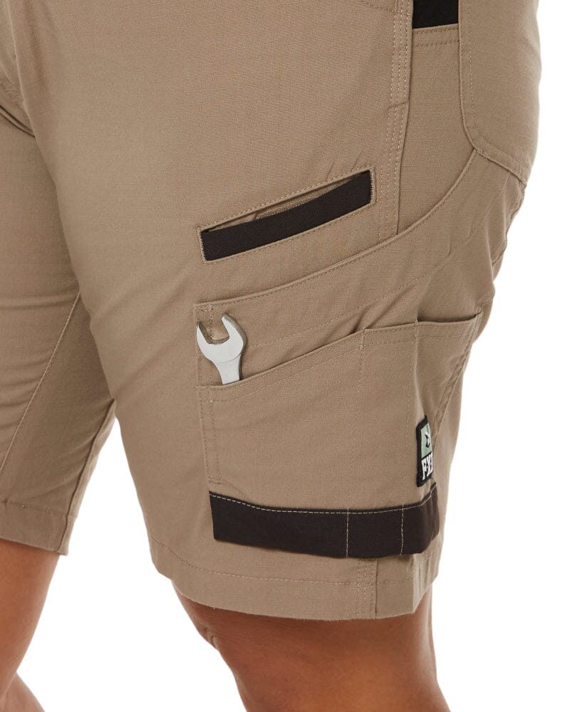 WS-5W Womens Stretch Ripstop Work Short - Khaki