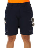 WS-5W Womens Stretch Ripstop Work Short - Navy